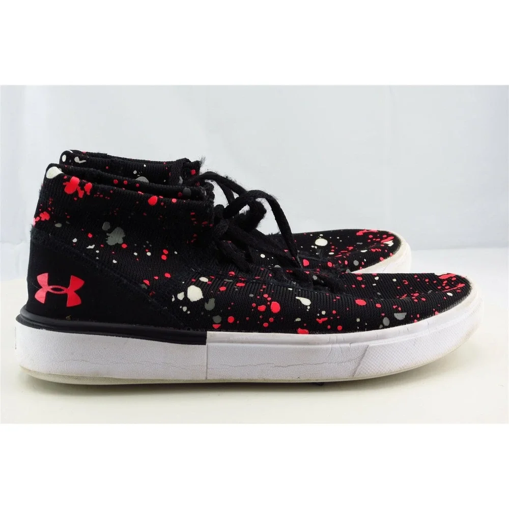 Under Armour Girls Fashion Sneakers Size 4 Black Fabric‎ High-Top Lightweight